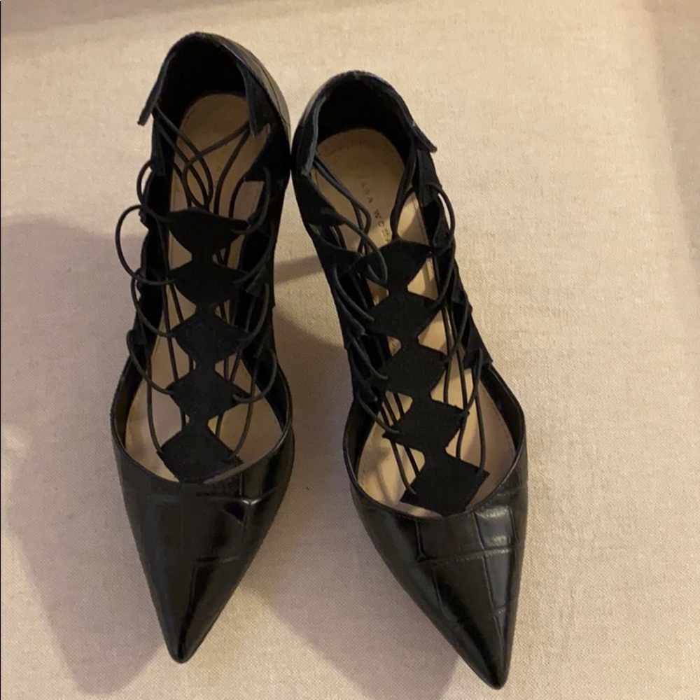 Zara kitten heels